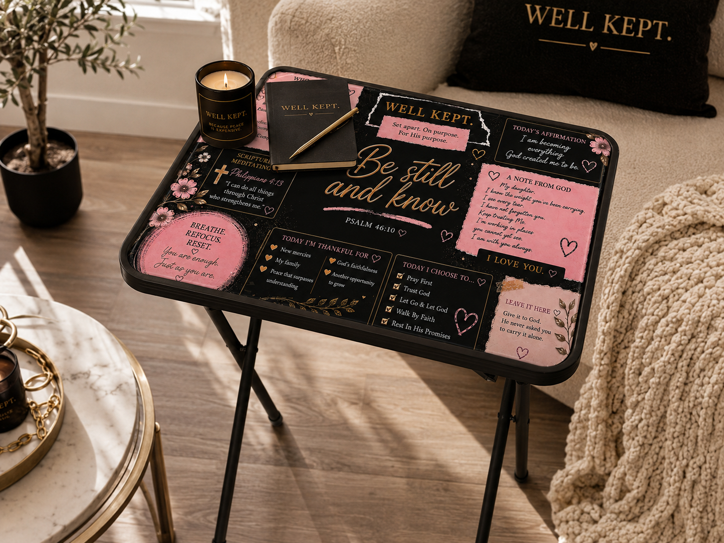 Well Kept Folding Tray