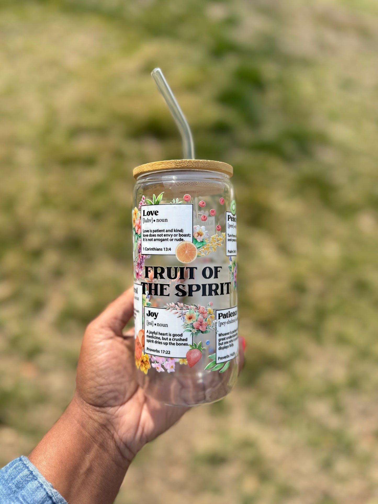 Well Kept Faith Glass Tumbler
